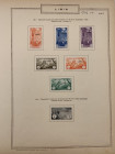 Colonia Libia - 1941 - francobolli di posta aerea della Tripolitania (1931-1932) e francobollo di posta aerea di Cirenaica (1932) - 7 esemplari sopras...