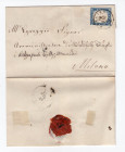 Busta 1861 con Sigillo in ceralacca e francobollo da lire 20 - Pieghe, scritte, macchie

qBB

SPEDIZIONE SOLO IN ITALIA - SHIPPING ONLY IN ITALY