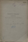 PAPADOPOLI N. - Monete italiane inedite della raccolta Papadopoli Fasc. III. Rimini, Fano, Pesaro, Urbino, Gubbio. Milano, 1893. pp.18, con ill. nel t...