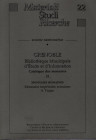 REMY B - BESOMBES P-A- DELATTRE C. - Grenoble Bibliotheque Municipal d’etude e d’information; Catalogue des monnaies .II. Monnaies romaines; Monnaies ...