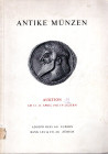 HESS A. – LEU AG & CO. – Auktion 19 Luzern, 12\13 – April, 1962. Antike munzen. Pp. 84, nn. 612, tavv. 23. Ril. ed. buono stato, lista prezzi Val. Spr...