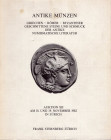 STERNBERG F. – Auktion XII. Zurich, 18 – November, 1982. Antike munzen Griechen, Romer – Byzantiner, Geschnittene steine und schmuck der antike, numis...
