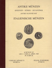 STERNBERG F. – APPARUTI G. - Auktion XV. Zurich, 11 – April, 1985. Antike munzen griechen, romer, byzantiner antike kleinkunst, italienische munzen. P...
