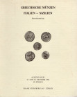 STERNBERG F. - Auktion XXXI. Zurich, 27\28 – Oktober, 1996. Griechischen munzen. Italien – Sizilien. Pp. 51, nn. 932, tavv. 35 b\n + 1 a colori. Ril. ...