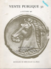 MUNZEN UND MEDAILLEN . – Vente publique, 32. Basel, 20 - -October, 1966. Monnaies grecques, Juives, et de la Palestine. Pp. 52, nn. 529, tavv. 32. Ril...