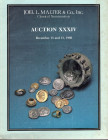 MALTER J. L. – Auction XXXIV. Ancient coins, fine antiquities. New York, 13 – December, 1986. Pp. 57, nn. 1042, tavv. 36. Ril. editoriale, buono stato...