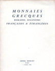 BOURGEY E. Paris, 4 - Mars, 1960. Monnaies grecques, romaines, byzantines, francaise & etrangeres. Pp. n.num. Nn. 542, tavv. 10. ril ed buono stato, l...