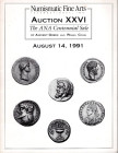 NUMISMATIC FINE ARTS. Auction XXVI. Ancient Greek and Roman coins. Chicago, 14 – August – 1991. pp.nn. , nn. 387, tutti illustrati + tavv. 3 a colori,...