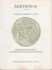 MUNZEN und MEDAILLEN. – Auktion, 87. Basel, 4 - Juni, 1998. Sammlung Herbert A. Cahn. Europaische munzen von mittelalter bis zum barok. Pp. 79, nn. 64...