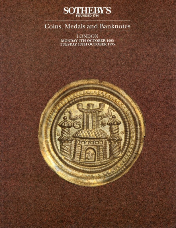 SOTHEBY’S. - London, 9\10 – October, 1995. Coins, medals and banknotes. Pp. 107,...