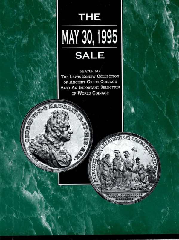 SUPERIOR STAMP & COINS. - Beverly Hills, 30 - May, 1995. Featuring the Lewis Egn...