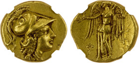 MACEDONIAN KINGDOM: Alexander III 'the Great', 336-323 BC, AV stater (8.54g), Uncertain Mint in western Asia Minor, ca. 323-280 BC, Price-2706, early ...