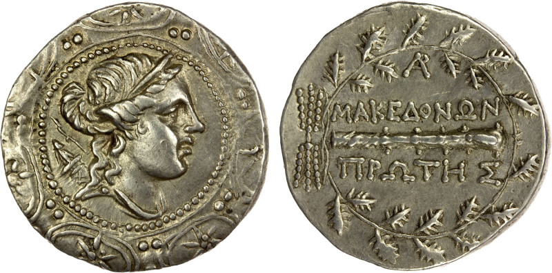 MACEDONIA: Roman Rule, AR tetradrachm (16.86g), ca. 167-149 BC, HGC-3/1103, SNG ...