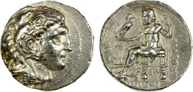 SELEUKID KINGDOM: Seleukos I Nikator, 312-281 BC, AR tetradrachm (17.19g), Ekbatana, SC-202.11b, Alexandrine type, head of Herakles right, wearing lio...