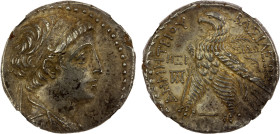 SELEUKID KINGDOM: Demetrios II Nikator, first reign, 146-138 BC, AR tetradrachm (14.07g), Sidon, SE 168 (145/4 BC), SC-1954.2b, diademed and draped bu...