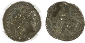 SELEUKID KINGDOM: Demetrios II Nikator, first reign, 146-138 BC, AR didrachm (6.92g), Sidon, SE 169 (144/3 BC), SC-1955.1, diademed and draped bust ri...