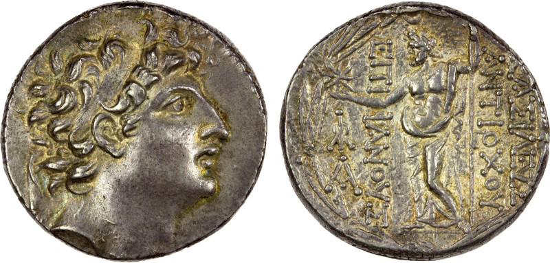 SELEUKID KINGDOM: Antiochos VIII Epiphanes (Grypos), sole reign, 121-96 BC, AR t...