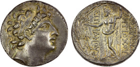 SELEUKID KINGDOM: Antiochos VIII Epiphanes (Grypos), sole reign, 121-96 BC, AR tetradrachm (16.50g), Antioch on the Orontes, 112-110 BC, SC-2302.1e, s...