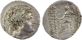 SELEUKID KINGDOM: Antiochos IV Epiphanes, 175-164 BC, AR tetradrachm (16.27g), Antioch on the Orontes, SE167 (146/5 BC), SC-1885.1, posthumous issue, ...