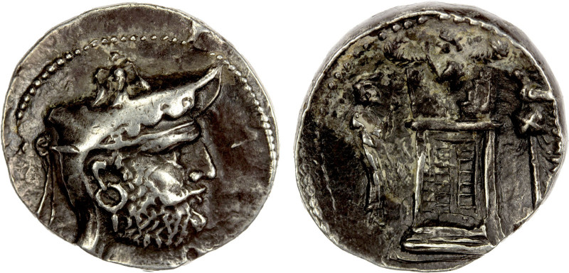 PERSIS KINGDOM: Vadfradad II, early 2nd century BC, AR tetradrachm (16.90g), Alr...