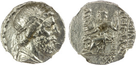 PARTHIAN KINGDOM: Mithradates I, ca. 171-138 BC, AR drachm (3.70g), Seleukia on the Tigris, ca. 141-138 BC, Sell-13.6, Shore, Sunrise-263, diademed an...