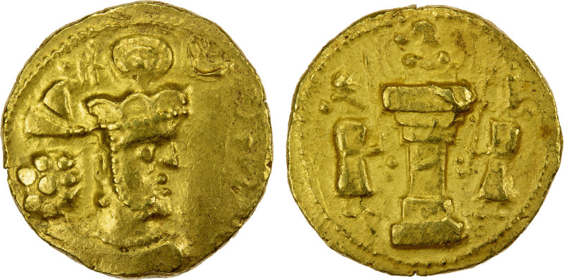 SASANIAN KINGDOM: Shahpur III, 383-388, AV stater (7.27g), Sind district, SNS ty...