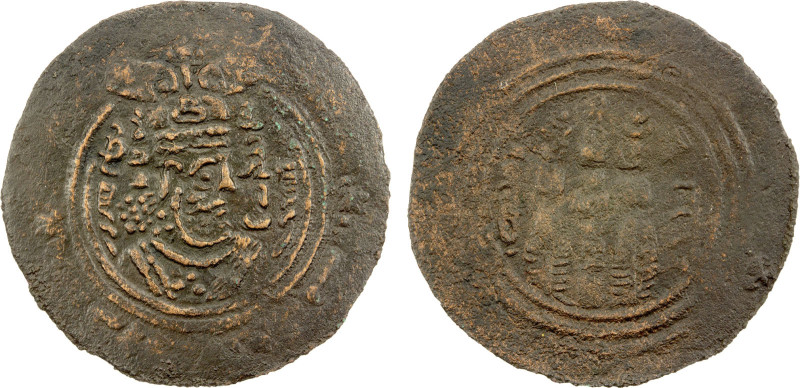 EASTERN SISTAN: Shabib, ca. 760s, BI drachm (2.35g), SK (Sijistan), ND, A-83D, M...