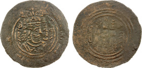 EASTERN SISTAN: Shabib, ca. 760s, BI drachm (2.35g), SK (Sijistan), ND, A-83D, Malek-1141, cf. Zeno-183411, Arabic name Shabib appears under the Pahla...