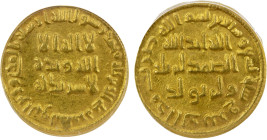 UMAYYAD: 'Abd al-Malik, 685-705, AV dinar, NM (Dimashq), AH79, A-125, ANACS graded XF45.

Estimate: USD 450 - 550