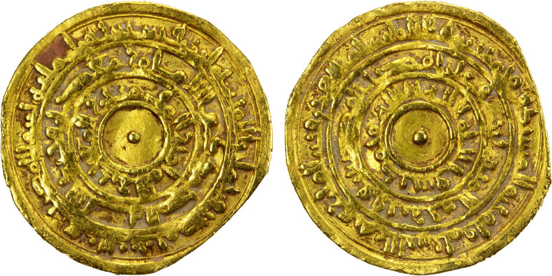 FATIMID: al-Mu'izz, 953-975, AV dinar (4.05g), Misr, AH361, A-697, Nicol-363, mo...