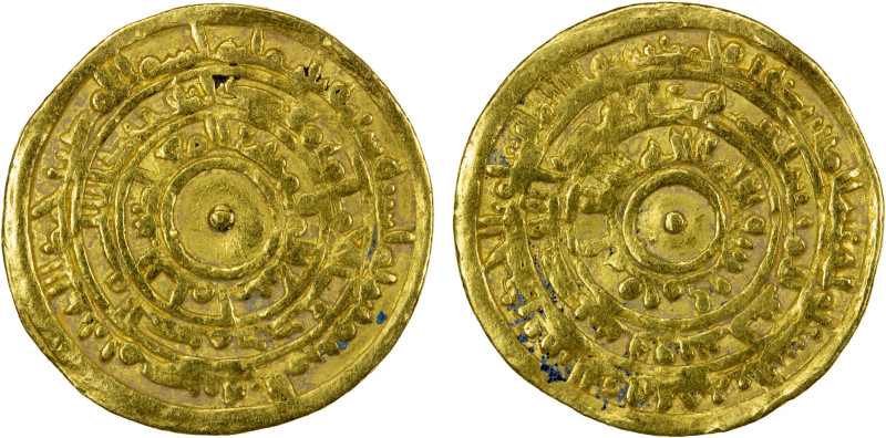 FATIMID: al-Mu'izz, 953-975, AV dinar (4.07g), Misr, AH362, A-697, Nicol-365, mo...