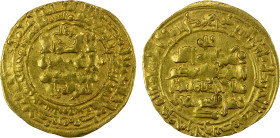 GREAT SELJUQ: Tughril Beg, 1038-1063, AV dinar (3.57g), Nishapur, AH441, A-1665, full strike, VF.

Estimate: USD 220 - 260