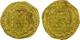 GREAT SELJUQ: Barkiyaruq, 1093-1105, AV dinar (2.82g), Amul, AH489, A-1682, citing the governor Erghush (cited on all dinars of Amul AH486-490, all ex...