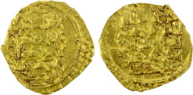 GREAT SELJUQ: Barkiyaruq, 1093-1105, AV dinar (1.33g), Amul, AH489, A-1682, citing the local governor Erghush, average strike for this type, AU, RR.
...