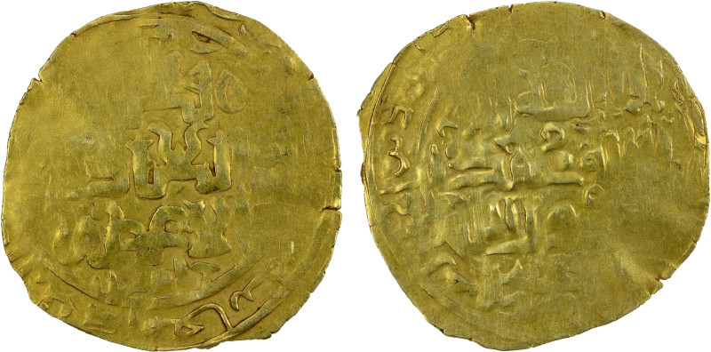 GREAT MONGOLS: Möngke, 1251-1260, AV dinar (3.62g), Damghaniya, ND, A-V1977, min...