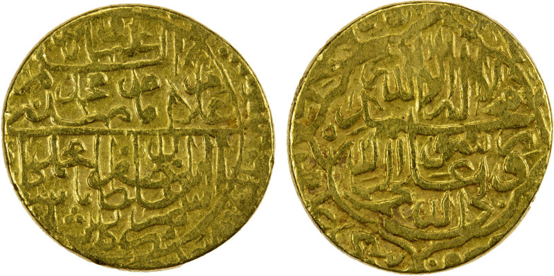 SAFAVID: Muhammad Khudabandah, 1578-1588, AV mithqal (4.64g), Kashan, ND/DM, A-2...