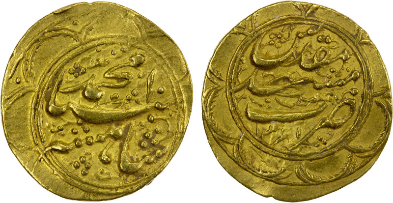 QAJAR: Muhammad Shah, 1837-1848, AV toman (3.44g), Mashhad, AH1261, A-2903, type...