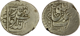 DURRANI: Safqat Jang (b. Shah Shuja'), 1842-1843, AR rupee (9.09g), Ahmadshahi, AH1258, A-3149S, with the Arabic obverse inscription al-mulku lillah a...