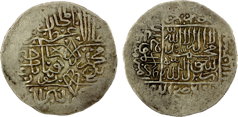 MUGHAL: Humayun, 1530-1556, AR shahrukhi (4.74g), mint uncertain, B-B2464, unusu...