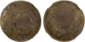 ILE DE FRANCE ET BONAPARTE: Napoleon I, as Emperor, 1804-1814, AR 10 livres, 1810, KM-1, Dav-37, Gad-14, Napoleonic eagle under imperial crown // deno...