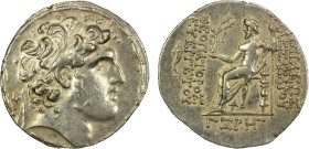 SELEUKID KINGDOM: Alexander I Balas, 152-145 BC, AR tetradrachm (16.34g), Antioch on the Orontes, SE 163 (150/49 BC), SC-1781.3a, diademed head right ...