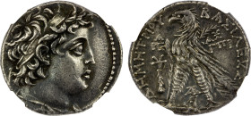 SELEUKID KINGDOM: Demetrios II Nikator, second reign, 129-125 BC, AR tetradrachm (14.13g), Tyre, SE 183 (130/29 BC), SC-2195.1a, diademed and draped b...