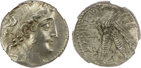 SELEUKID KINGDOM: Demetrios II Nikator, second reign, 129-125 BC, AR tetradrachm (14.10g), Tyre, SE 184 (129/8 BC), SC-2195.2c, diademed and draped bu...