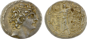 SELEUKID KINGDOM: Antiochos VIII Epiphanes (Grypos), sole reign, 121-96 BC, AR tetradrachm (16.41g), Antioch on the Orontes, 121-113 BC, SC-2298.2e, s...