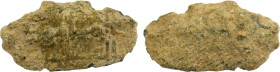 ABBASID: elongated lead seal (5.63g), A-338Y, clear legend al-ma'mun al-'abbas, presumably referring to the Abbasid caliph al-Ma'mun (810-832), VF, RR...