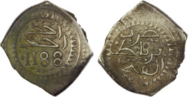 ALAWI SHARIF: Muhammad III, 1757-1790, AR 10 dirhams (27.79g), Rabat al-Fath, AH1188, A-592, KM-41, some list adhesions and a few scratches at the rim...