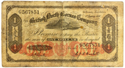 BRITISH NORTH BORNEO: British North Borneo Company, dollar, 1.1.1936, Pick-28, pleasing appearance for the grade, VG, ex Joe Sedillot Collection.

E...