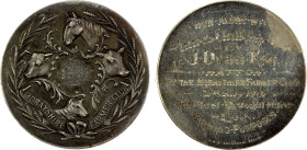 GREAT BRITAIN: AR medal (53.77g), 1901, 47mm agricultural award medal made by John & Frank Anderson of Elgin, awarded along with the Innes Challenge C...