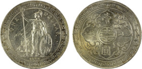 GREAT BRITAIN: AR trade dollar, 1899-B, KM-T5, lightly cleaned, just starting to retone, AU.

Estimate: USD 100 - 150