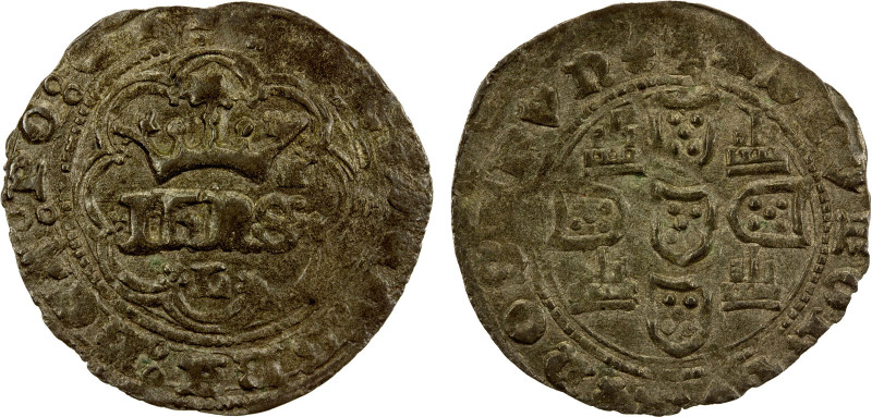 PORTUGAL: João I, 1385-1433, BI real de 31/2 libras (1.63g), Lisbon, ND (1398-14...